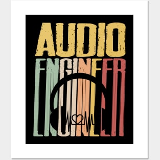 Sound Engineer Gifts | Audio Engineer Audio Guy Posters and Art